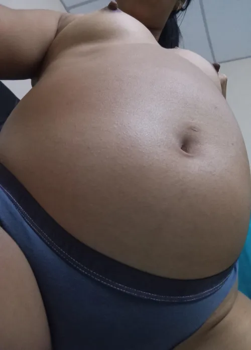 Thumbnail Indulge in Temptation: Panty Removal Desire with PreggoPorn Enthusiast One-Proposal-9653