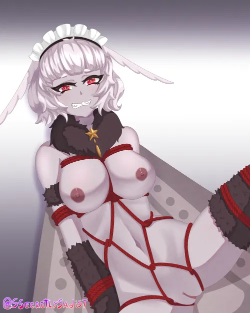 Thumbnail Commissioned Art: Drawing a Helpless Moth Girl by Secretly_sadistic in Hentaibondage