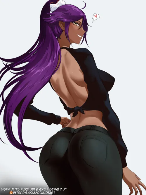 Thumbnail Yoruichi Booty: OPAL Art by Silent_Steak_9540 in Bleach_Hentai