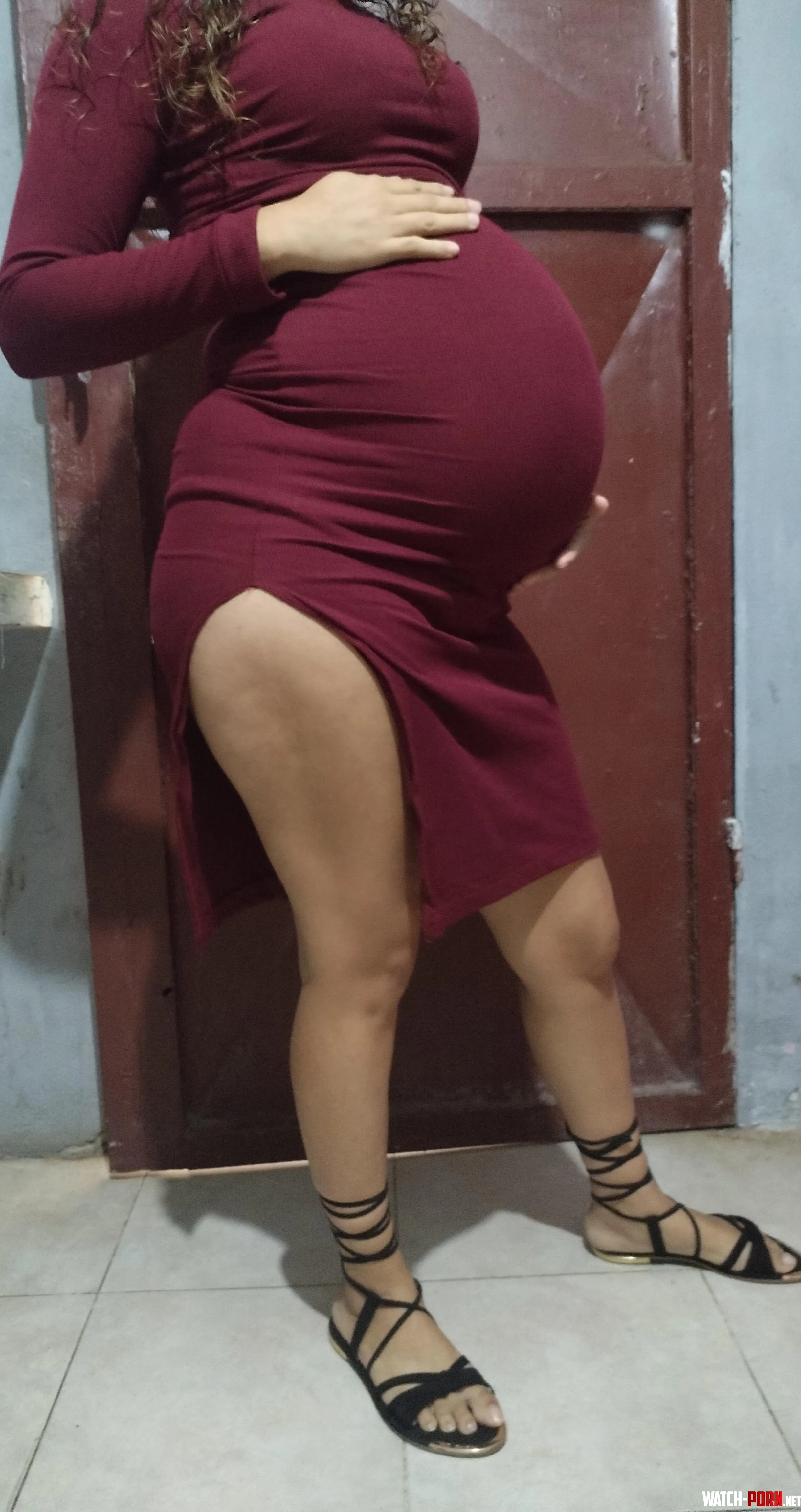 Sexy dress during my pregnancy by akmv1312
