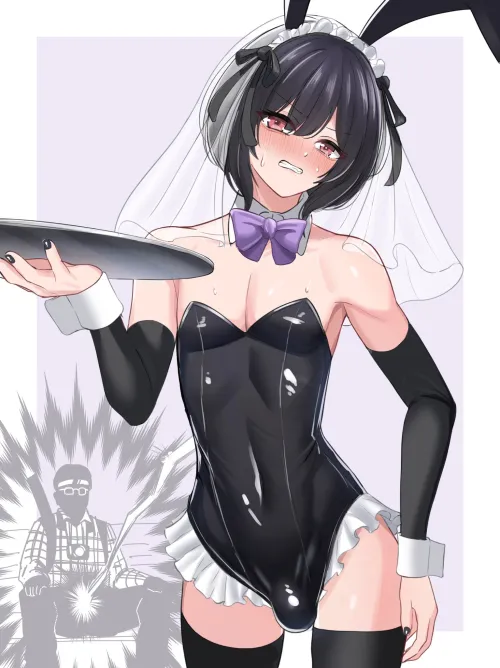 Thumbnail Bunny Fun: The Tale of an Embarrassed Boi in CuteTraps Category