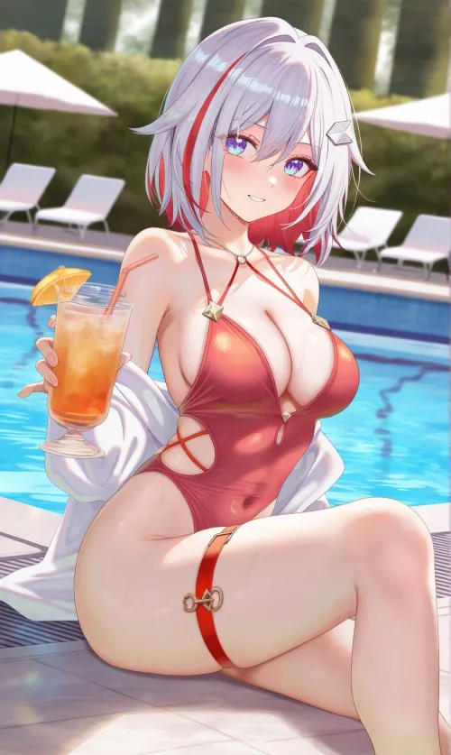 Thumbnail CheetahSperm18 Delves into Topaz Honkai Star Rail in thighdeology Category