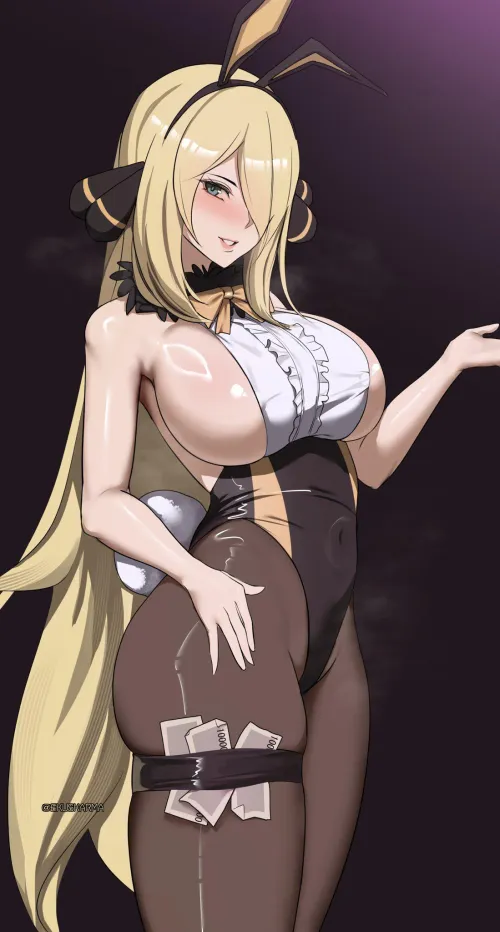Thumbnail Bunny Cynthia Pokemon by CheetahSperm18 | Animebodysuits
