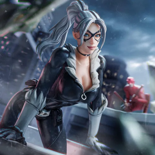 Thumbnail Cute Black Cat Jokar Marvel by xLxOxBxAx | Into Superhero Pleasures