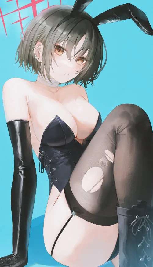 Thumbnail Bunny Misaki Blue Archive by CheetahSperm18 | Animebodysuits