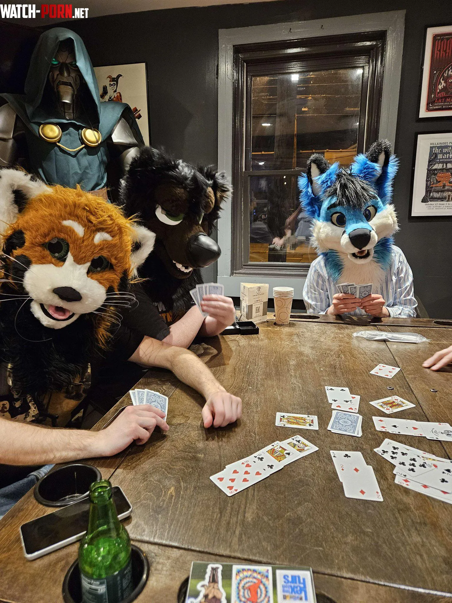 Furry Game Night with Dr Doom by spiritofniter