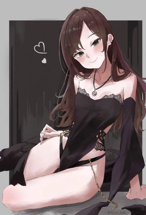 Thumbnail Self-Portrait: OC Drawing in Witch Outfit by Gaodust