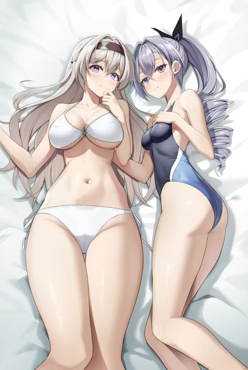 Thumbnail Bikini Firefly vs. School Swimsuit Silver Wolf: Lovelycuttte's Design