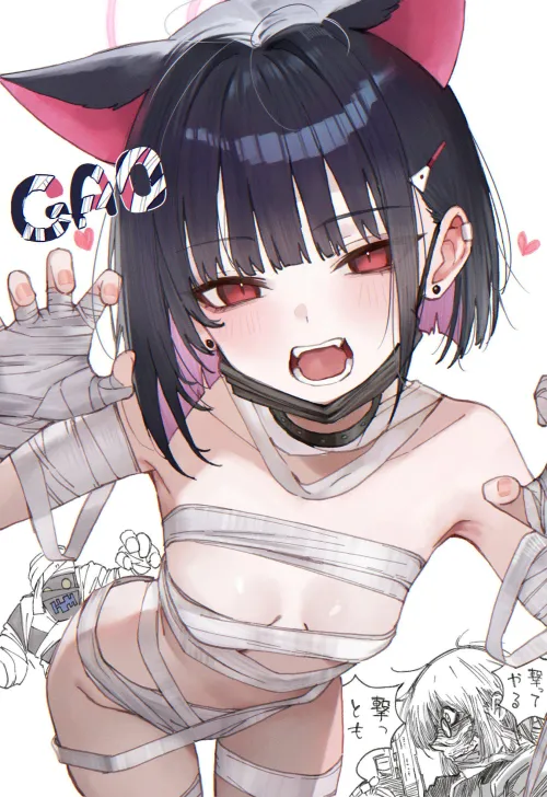 Thumbnail Mummy Kazusa Suujiniku Blue Archive Unveiled by llamanatee