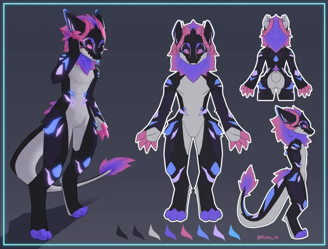 Thumbnail Exciting Refsheet Design by Kaaz_ck | Artistic Journey