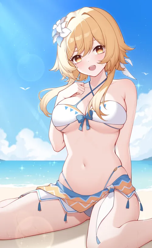 Thumbnail Lumine's Allure in Genshin Impact: Discover Pantsu by A_MASSIVE_PERVERT