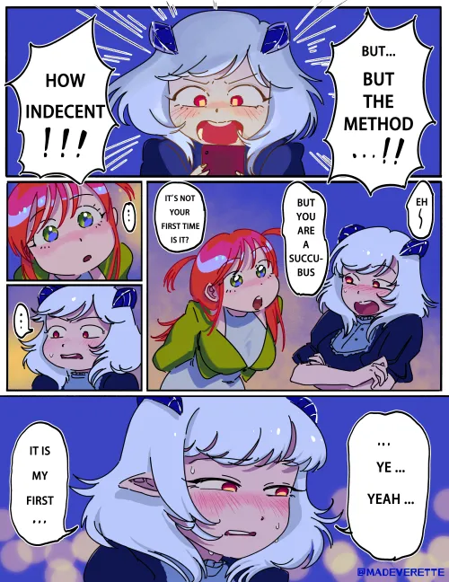 Thumbnail Interactive YuriLets Trade You a human I a Succubus OC Story by Madeverette in yuri Category