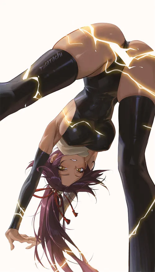 Thumbnail Yoruichi Thighs Artwork from Bleach_Hentai by Silent_Steak_9540