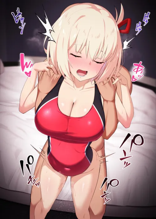 Thumbnail Unveiling Secrets: Nishikigi Chisato's Private Vaginal Swimming Lesson in Swimsuit Hentai by Ecchi_neko
