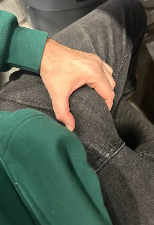 Thumbnail Workday Whispers: 36 Straight Work Jeans Bulge Spotlight