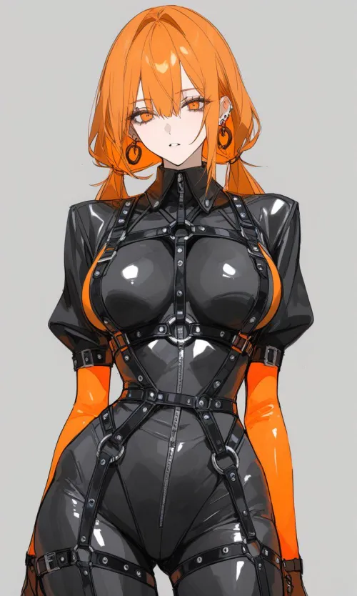Thumbnail Exploring the BlackOrange Bondage by CheetahSperm18 in Anime Bodysuits