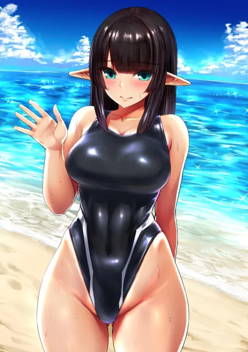Thumbnail Elf in a Swimsuit: Dive into Isimiso's Pixiv Adventure | TheDerpSpoon