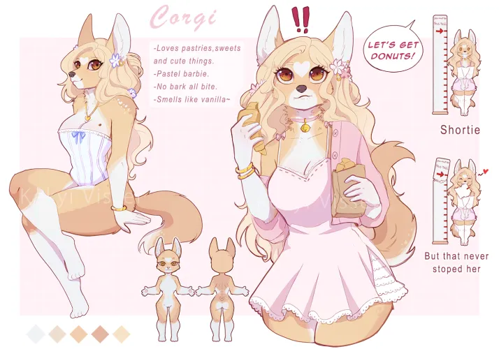 Thumbnail Heartwarming Corgi Adoption Art by kekyi | Touching Tale