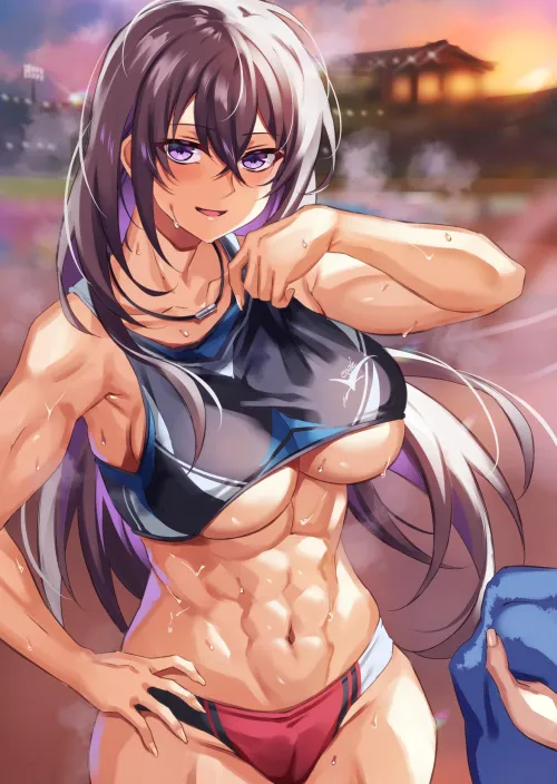 Thumbnail Fitdrawngirls Showcase: Track and Field Senpai Hikari's Original Art