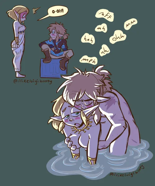 Thumbnail Zelda's Whatnots: Revealing Art by ilikeluigibooty | KrazyK1989