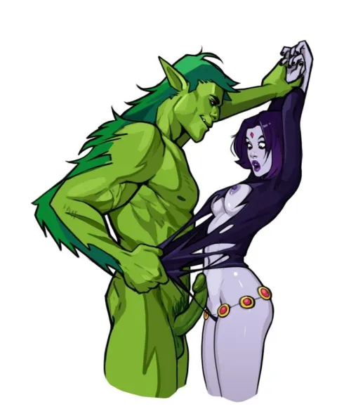 Thumbnail Minko's Beastly Encounter with Raven | TeenTitansPorn