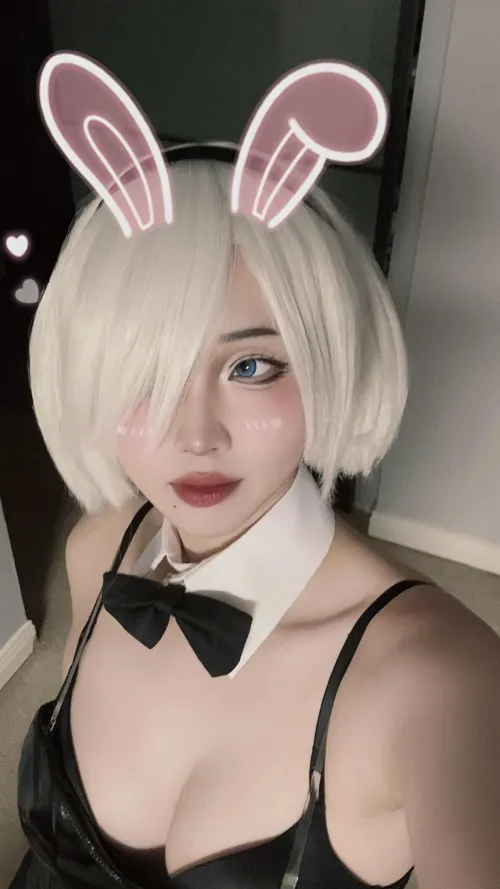 Thumbnail Bunny Sensation: 2B Cosplay Delight by RinaJuice