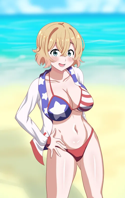 Thumbnail Baddie Nanami Mami Flaunts Beach Body in 'Rent A Girlfriend' Scene by Csxc