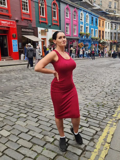 Thumbnail Dressing for Success: Felt Like a Good Day by Hericketandr | Tightdresses