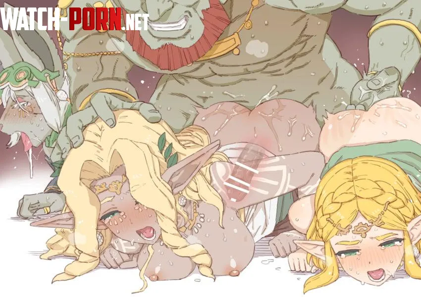 Ganondorf celebrating his victory  tears of the kingdom by Da_Darius