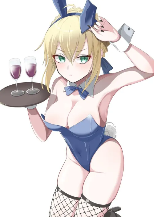 Thumbnail Bunny Girl Saber Dazzles in AnimeChan39's Illustration - Ecchi
