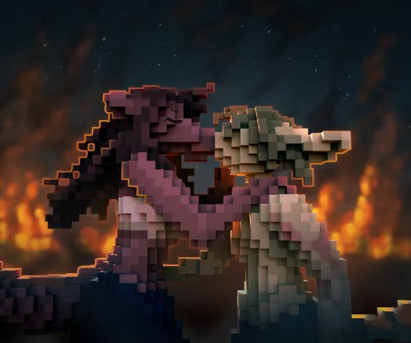 Thumbnail Maciek_Voxel's Artistic Glimpse After the Battle - Furry