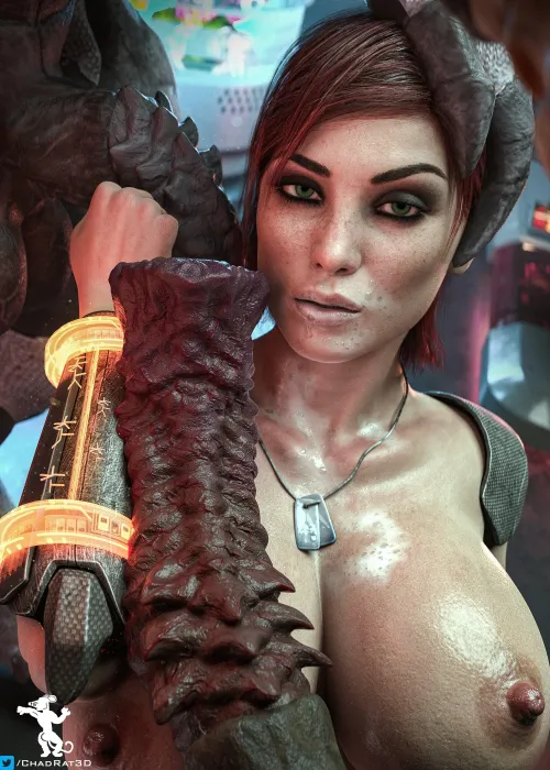 Thumbnail Epic Adventure: FemShep and the Krogan Chad by EroMestre in MonsterMen