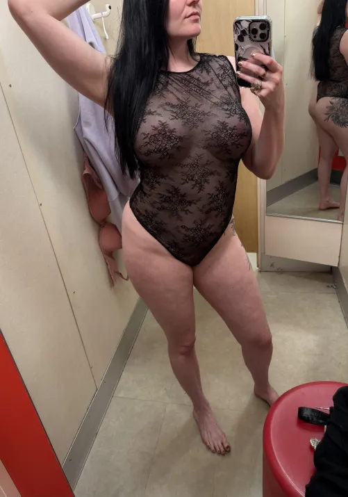 Thumbnail Sheer Bodysuit Glamour: A Daring Look by Silver_Cup_7048