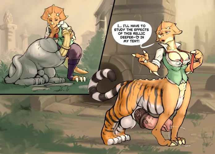 Thumbnail Ancient Artifact NibRoc Furry Transformation with loved_and_held