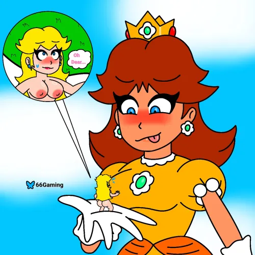 Thumbnail Note to Self: A Daisy Warning in Mariorule34 Art by 66Gaming