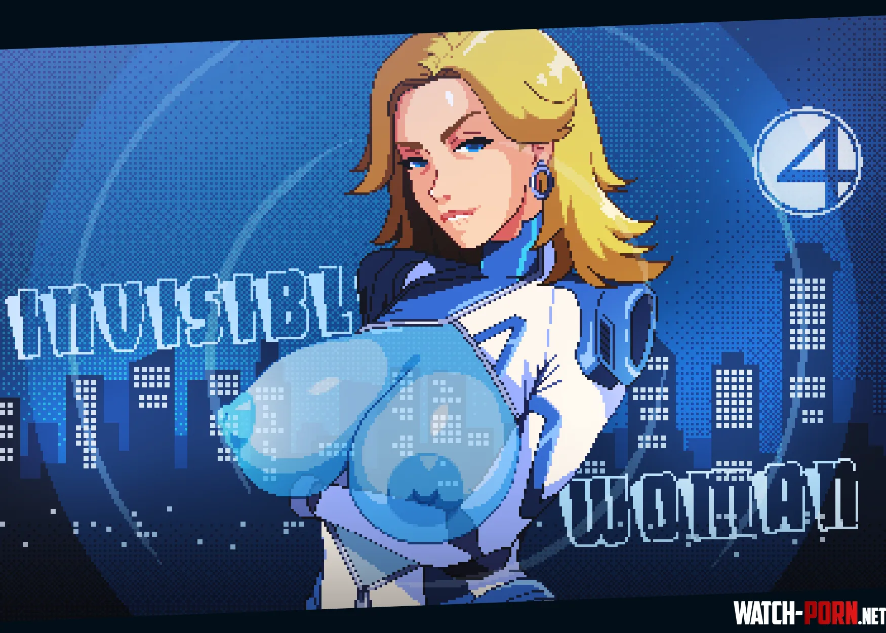 Invisible Woman  Marvel Rivals Pixel art  by me NeophiteByte by TheR3mnant