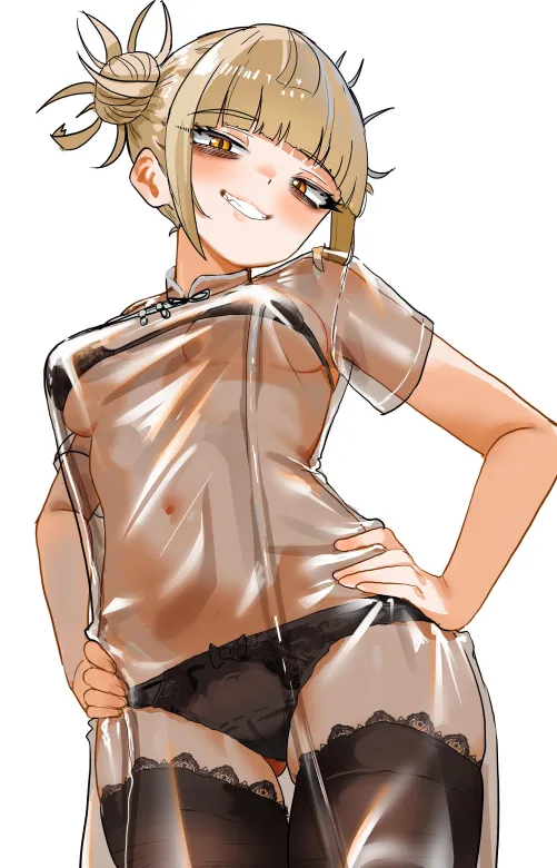 Thumbnail Silent_Steak_9540 Unveils Translucent Cheongsam Toga in My Hero Academia Rule34