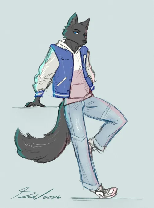 Thumbnail Cozy Sona Sketch by Skywind_77 - Furry Artistry