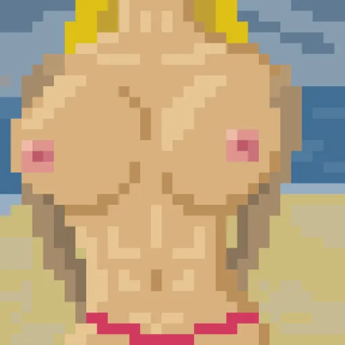 Thumbnail Beach Boobs: Creative Pixel Art | Suitable_Damage4438