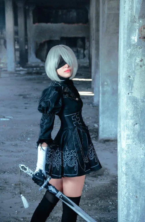 Thumbnail Seductive 2B Cosplay by akicosplay17