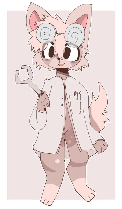 Thumbnail Mechanic Dog Revealed - Unique Furry Art
