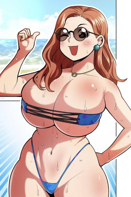 Thumbnail Seductive Long-Haired Akiho Ino in Plus Sized Elf AnimeMILFS