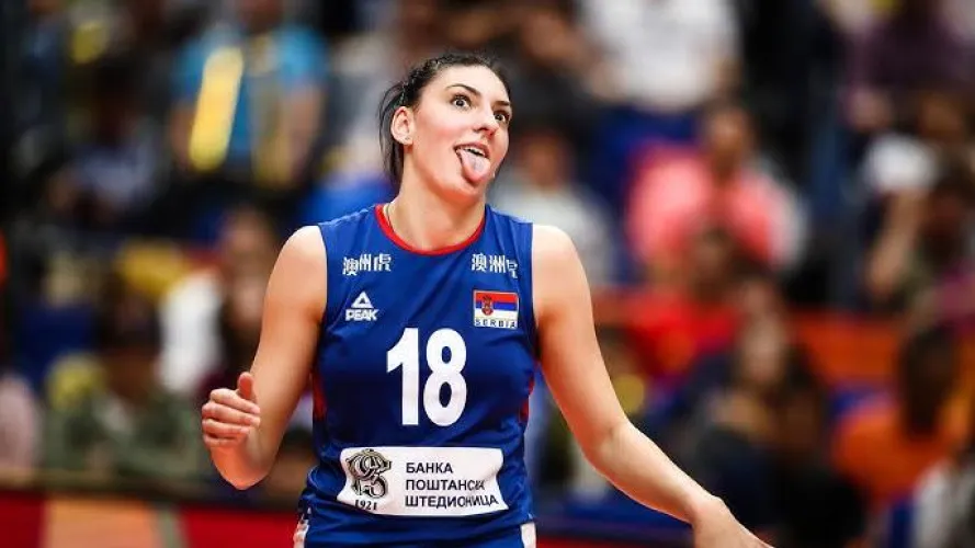 Thumbnail Tijana Bokovi: A Rising Star in VolleyballGirls by ElinoreDoll