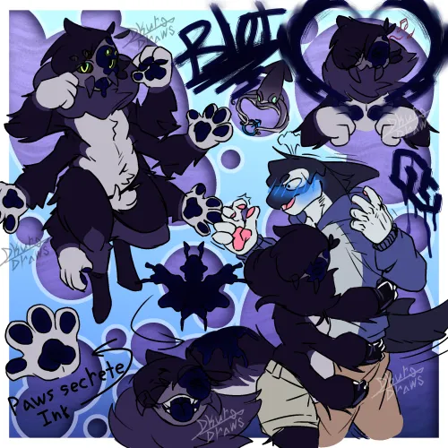 Thumbnail orphanobliteratorPog Presents Blot the Artist Ink Spider - Furry