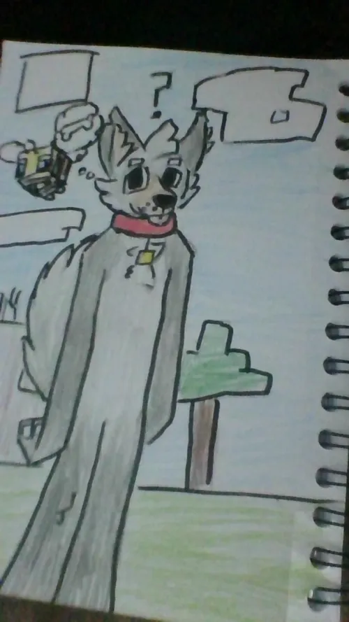 Thumbnail Fit-Dependent1323's Wolfie Sketch - Furry Art Delight