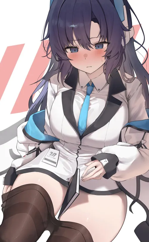 Thumbnail Yuuka in Noas Clothes - Captivating Art by Marxsander2016