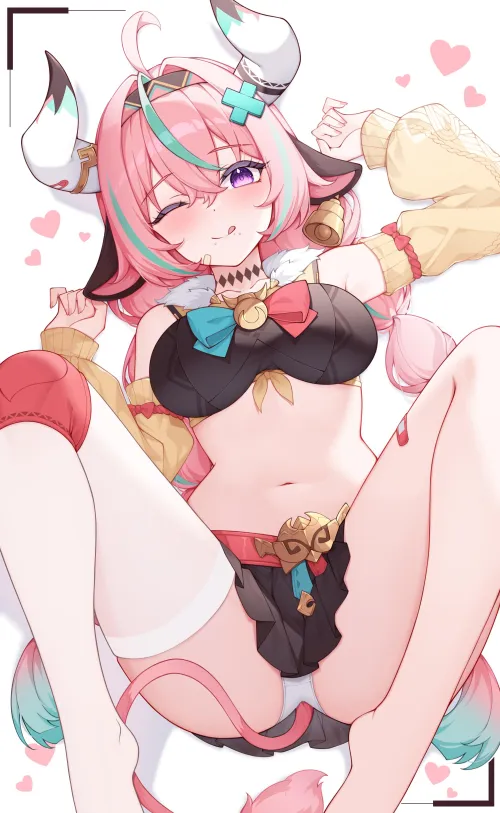 Thumbnail Varesa After a Nice Meal in Genshin Impact: A Unique Perspective in Pantsu