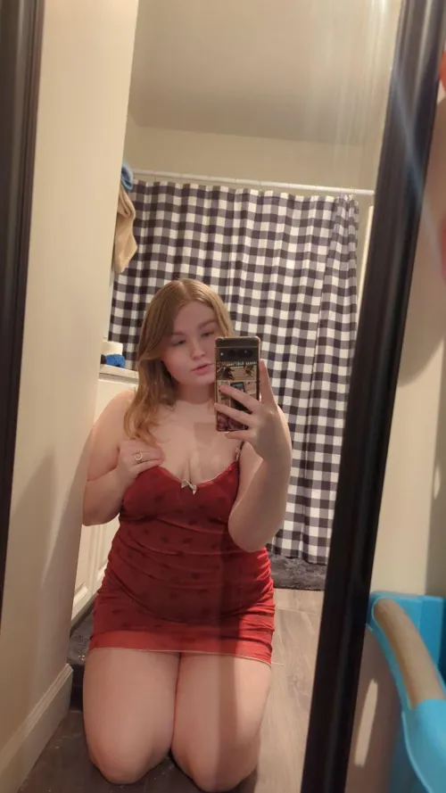 Thumbnail Seductive Red Lingerie: Unleashing the Night Gown Fantasy by Tarbear78