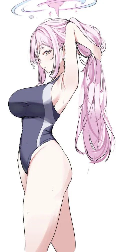 Thumbnail Mika Misono Blue Archive - Anime Bodysuit Elegance
