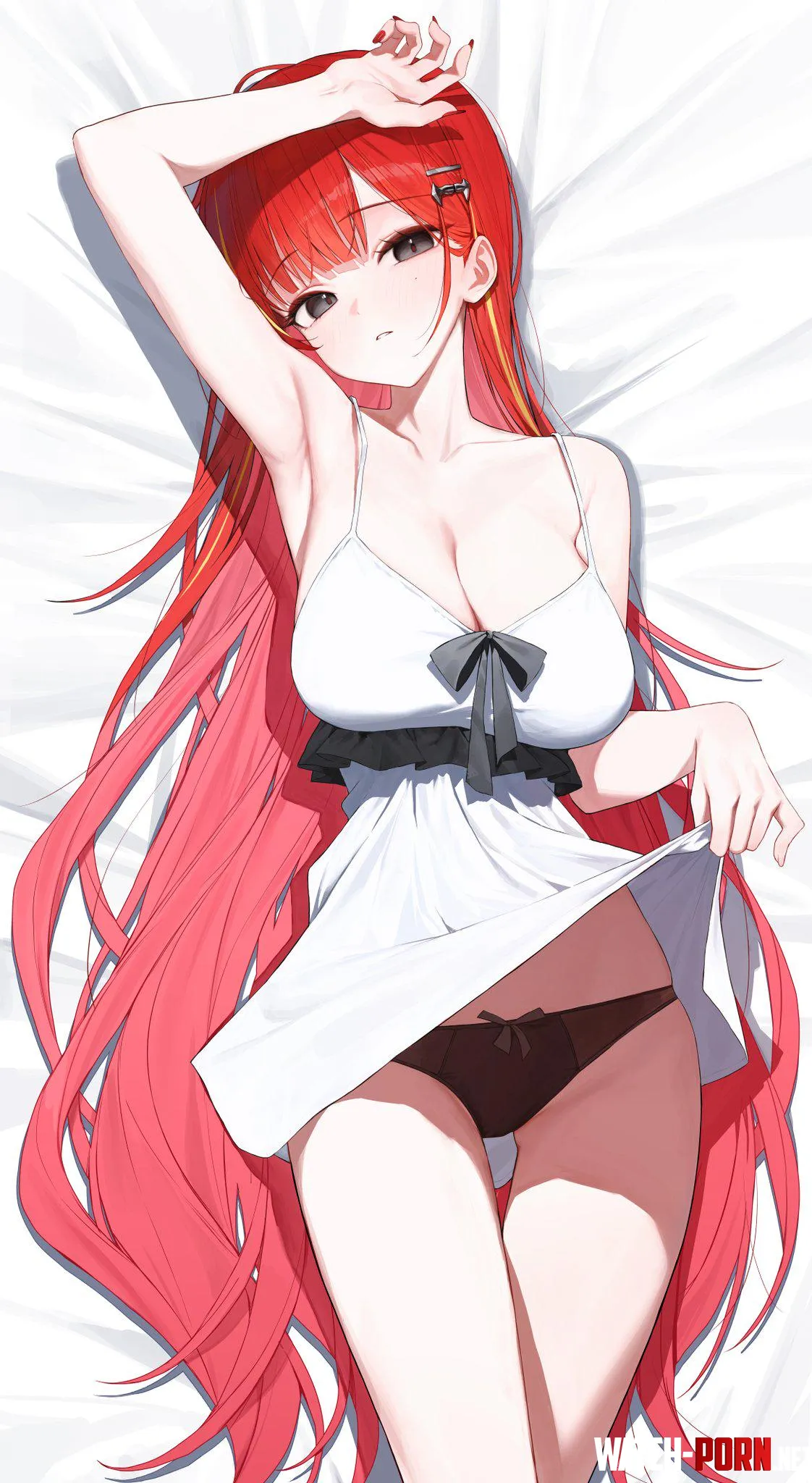 Showing her black pantsu Vtuber by marxsander2016
